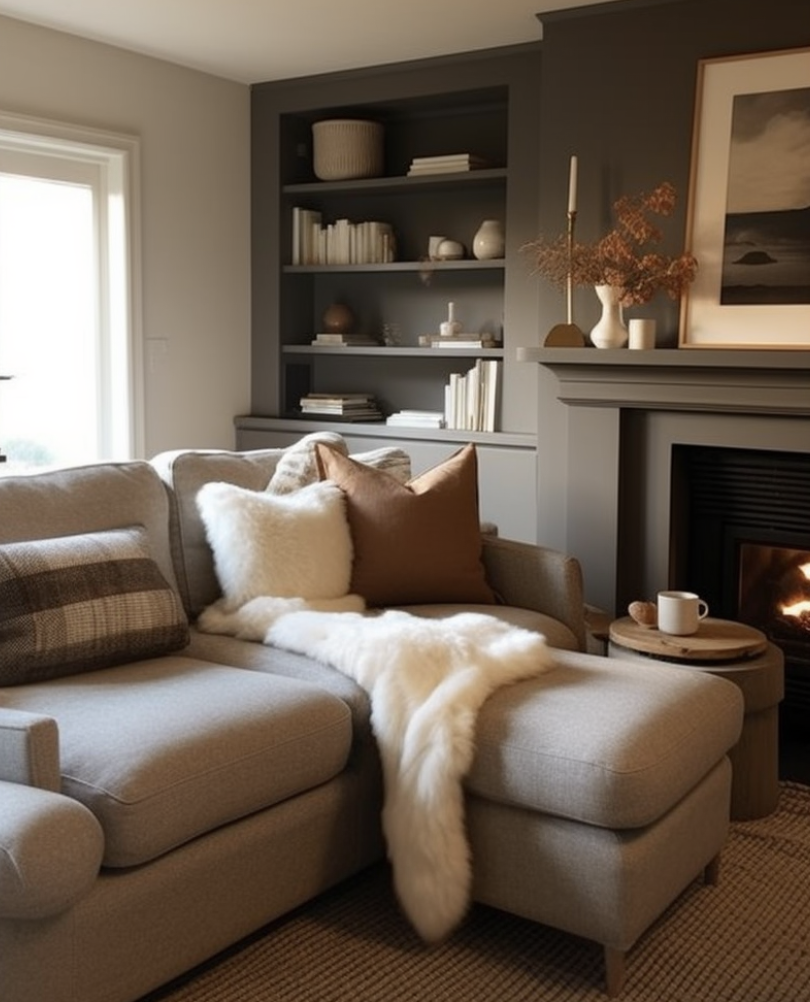 Warm living room ideas discount